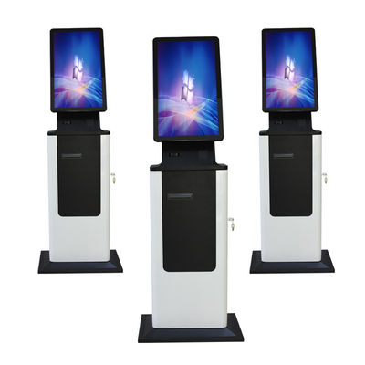 comprare Chiosco di vendita di biglietti self service a 32 pollici con touch screen con stampante per monete in contanti online manufacture