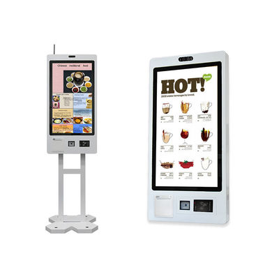 comprare Chiosco Self Ordering Stampante Self Service per Biglietti Lettore di Carte Pagamento Touch Screen Kiosk con Lettore di Codici a Barre POS per Ristorante online manufacture
