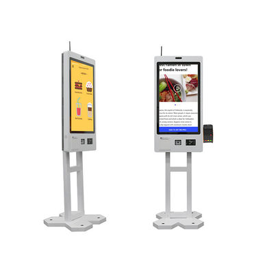 comprare Chiosco auto ordinato Macchina da chiosco a schermo tattile con stampante A4 in ristorante Chiosco terminale di pagamento con carta di credito online manufacture