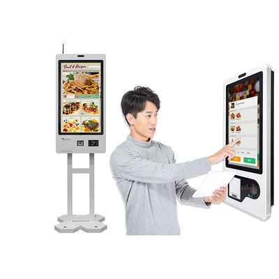 comprare Macchina per ordinare ristoranti di alta qualità Qr Code Scanner Chiosco McDonalds Chiosco di pagamento online manufacture