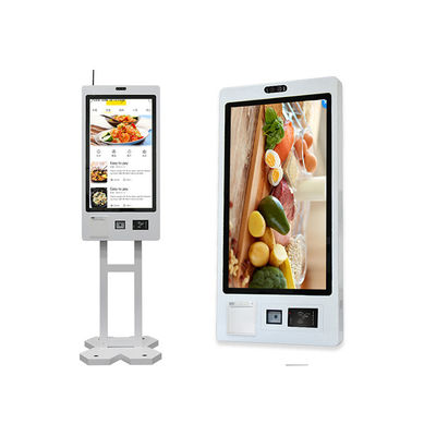 comprare Ordinazione terminale di self service del pavimento di condizione del chiosco di pagamento fissato al muro del ristorante online manufacture