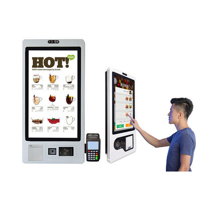 comprare Chiosco di pagamento in contanti del ristorante del chiosco del monitor dello schermo attivabile al tatto di self service con il lettore di schede online manufacture