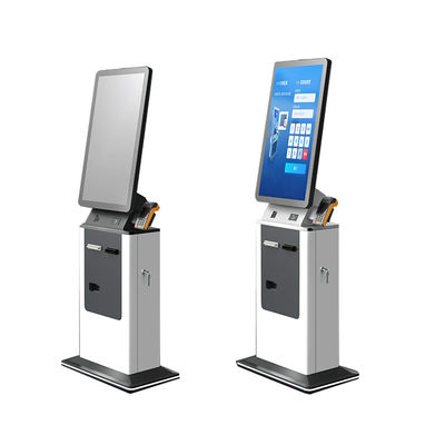comprare Chiosco per hotel aeroportuale self-service con touchscreen per check-in e check-out, accettatore di contanti, lettore di passaporti e distributore di carte online manufacture