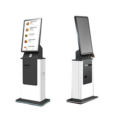 comprare 27 32 Inch Touch Screen Hotel Self Service Controllo in chiosco SDK Scanner di passaporto Dispenser di carte Stampa biglietti Chiosco di pagamento online manufacture