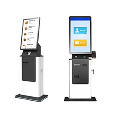 comprare Check-in Kiosk Self Service Scanner Passaporto Carta d'imbarco Stampa Terminale Pavimento Standing Android Pagamento in contanti Kiosk online manufacture
