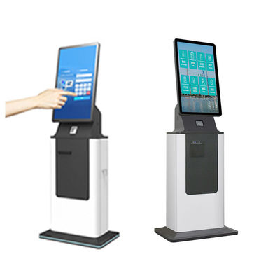 comprare Chiosco self-service da 27/32 pollici per check-in hotel con accettazione di contanti e monete, touch screen, stampante per biglietti, dispenser di carte, chiosco self-service per pagamenti in contanti online manufacture