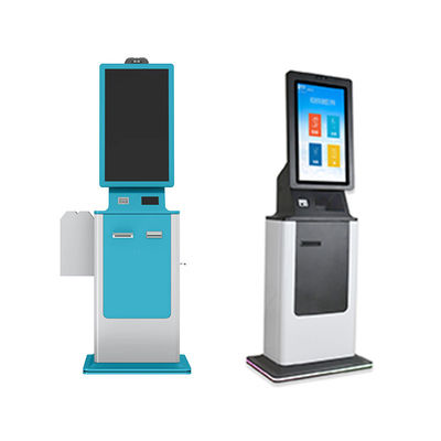 comprare Chioschi self-service con schermo touch ODM/OEM, stampante di biglietti, scanner di passaporti, accettatore di contanti online manufacture