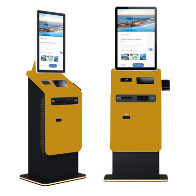 comprare Distributore automatico di contanti con schermo touch da pavimento da 27-32 pollici, riciclatore di monete, Android, accettatore di banconote, stampante, terminale chiosco per pagamenti online manufacture