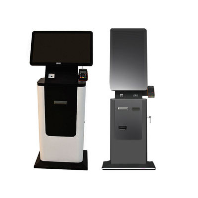 comprare Terminale chiosco self-service touch interattivo da 27-32 pollici, stampante di biglietti self-service per hotel, lettore di carte, contanti e monete online manufacture