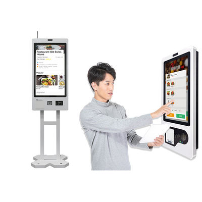 comprare Chiosco self service robusto con il chiosco fissato al muro di pagamento della stampante termica e della macchina fotografica online manufacture