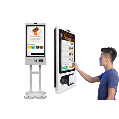 comprare Crtly Fast Food 15.6 21.5 27 32 Inch Self Service Payment Ordering Kiosk Touch Screen Android POS Self Checkout Machine for Restaurant online manufacture