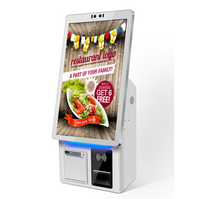 comprare 21.5 Inch Payment Kiosk Touch Screen Self Ordering Kiosk Wall-mounted Desktop Pos Machine Self Service Payment Kiosk online manufacture