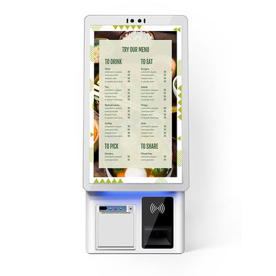 comprare Chiosco di autoordine a montaggio a muro compatto con lettore di carte / touchscreen LCD online manufacture