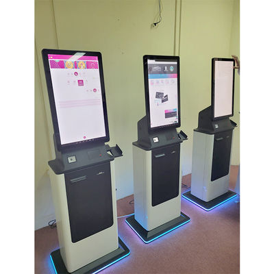 comprare Crtly 27 pollici lettore di schede touch screen con riciclatore di contanti bollettino di utilità pagamento esterno chiosco riciclatore di contanti online manufacture