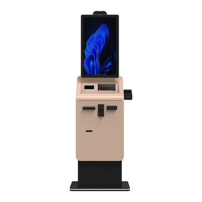comprare Chiosco per la lettura del passaporto self-service in hotel, distributore di contanti, chiosco per pagamenti con carta di credito/biglietti, macchina per chiosco di cambio valuta online manufacture