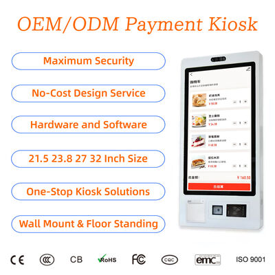 comprare Chiosco self-service per fast food con touch screen, scansione codice QR, stampante per biglietti, chiosco per ordinazioni e pagamenti in contanti per ristoranti online manufacture