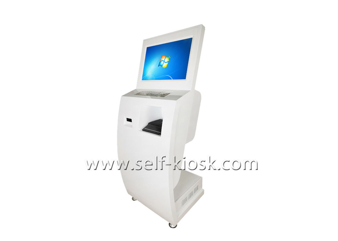 Guest Friendly Hotel Self Check In Kiosk Custom Color With Passport Scanner