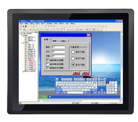 Computer militare robusto da 19 pollici tutto in un pannello touch integrato industriale