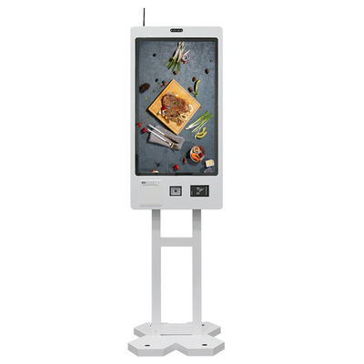 Sistema automatico del chiosco del ristorante dell'esposizione del chiosco di servizio di assistenza al cliente da 21,5 pollici