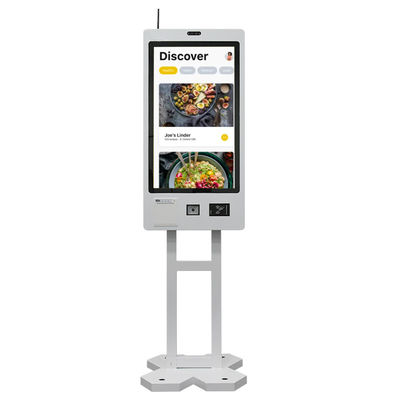 Touch screen a 27 pollici del chiosco di ordinazione dell'alimento del supporto della parete del ristorante