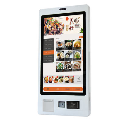 Chiosco con schermo a parete con supporto da pavimento per ristorante POS personalizzato