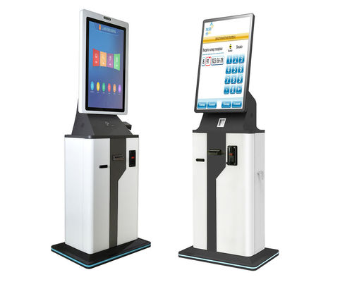 Terminale del touch screen dell'analizzatore QR del chiosco bancario self-service a 27 pollici