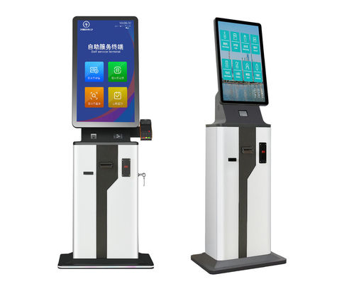 Chiosco terminale self-service per il check-in del chiosco touch screen con stampante