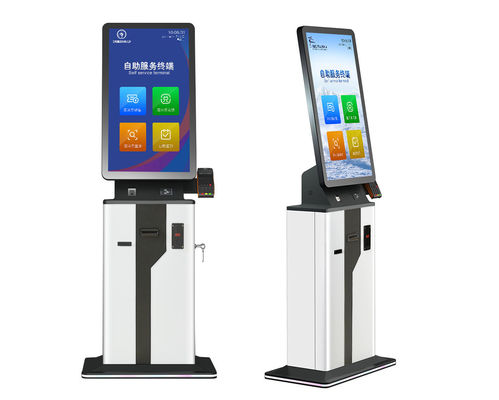 Lettore NFC Self Check In Kiosk Ticket Touch Screen Lcd Square Self Order Kiosk