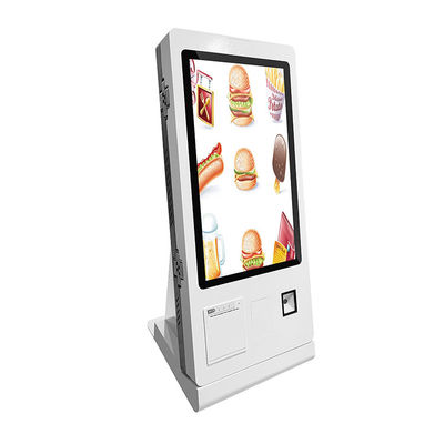 Carta NFC per scanner di codici QR per stampante per alimenti montata su chiosco autoportante autoportante