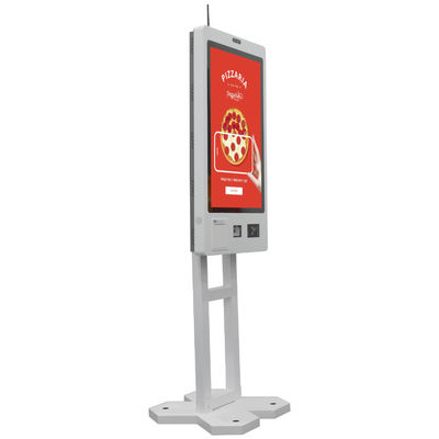 Ristorante capacitivo del touch screen che ordina pagamento di self service della macchina del chiosco