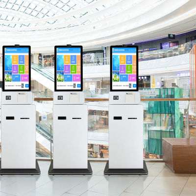Stampa della ricevuta del terminale di pagamento del chiosco self service di condizione del pavimento a 32 pollici