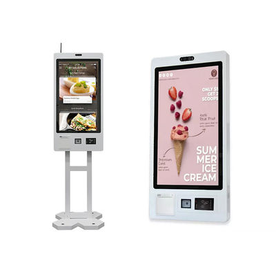 Indoor Food Order Payment Kiosk Machine POS Holder Restaurant Capacitive Touch Screen Payment Kiosks Self Ordering Kisok