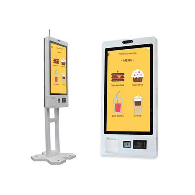 Chiosco di self-order Android touch screen Ristorante sistema di pagamento di ordinazione alimentare ricevuta stampante macchina di pagamento self-service chiosco