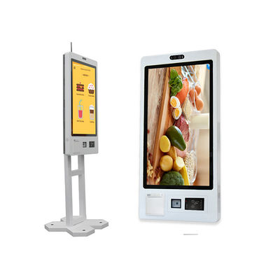27 pollici self-service chiosco touch interattivo cassa ristorante self-pagamento touch machine pavimento in piedi