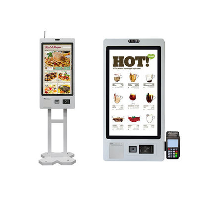 Chiosco di ordinazione senza equipaggio 32 pollici Android per KFC McDonald's