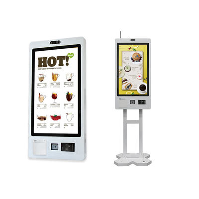 Wi-Fi / Bluetooth / Ethernet Chiosco per l' autoordinazione del ristorante con display LCD touchscreen