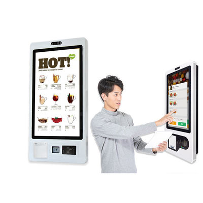 Chiosco touch personalizzabile con opzioni di pagamento con carta di credito Android/Win 7/8/10
