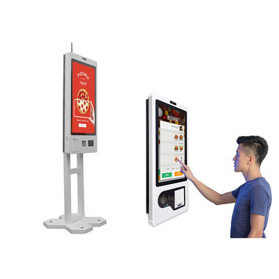 Macchina d'ordinazione di auto automatica del touch screen del chiosco a macchina a 32 pollici di auto verifica
