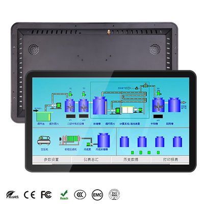 Monitor touch screen rinforzato per PC con pannello tattile antivandalismo Quad Core
