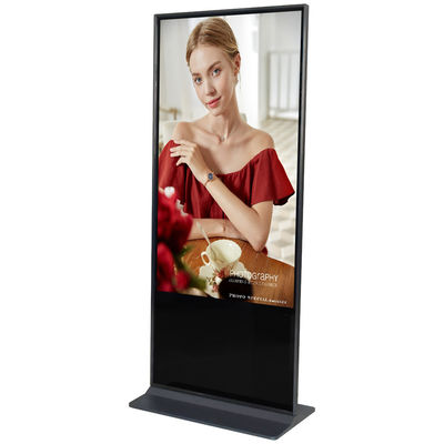 Chiosco a 43 pollici del contrassegno di Digital del totem del touch screen dell'affissione a cristalli liquidi del cavalletto che annuncia esposizione