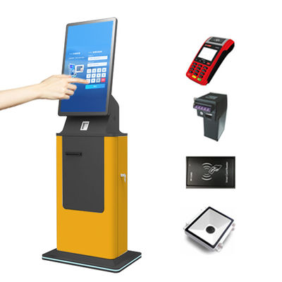 Touch screen a 27 pollici Bill Payment Kiosk, macchina di cambio di self service