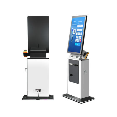 OEM ODM Auto Pay Self Service Hotel Ospedale Ticket Printer QR Scanner Automatizzato Check in Kiosk Self Payment Machine