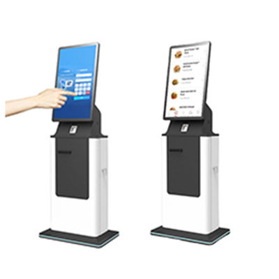 27 pollici touch screen self-service Check In Kiosk con sistema operativo Android/Linux/Win7/8/10/11 e codice QR opzionale