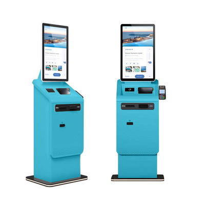 Chiosco self-service Interattivo touch screen Acceptore di cassa Cambio di valuta Chiosco self-service