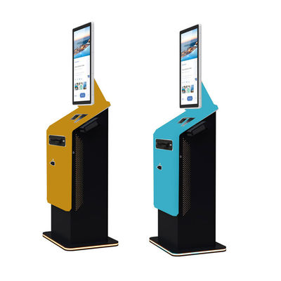 Chiosco a self-service Chiosco a contanti a contatto Macchinario di cambio biglietto Stampa di biglietti Dispensatore di cassa Pagamento Acceptore di cassa Chiosco
