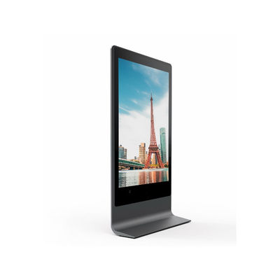 Condizione a 55 pollici del pavimento del chiosco del contrassegno di Digital del touch screen del sistema di Android