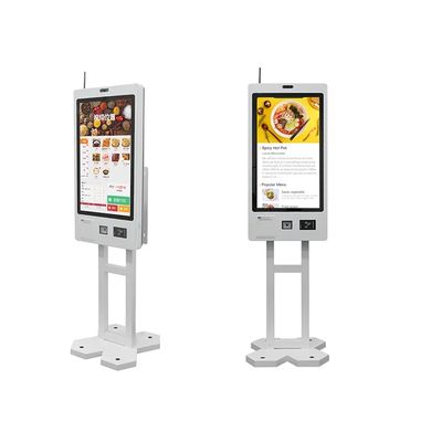 23.8 INCH Supermarket Self Checkout Kiosk con stampa biglietti e lettore RFID