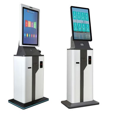 27 pollici Self-Service touchscreen Hotel Check in Kiosk con Dispenser di carte Risoluzione 1920*1080