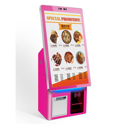 Desktop self-service Chiosco di ordinazione 21,5 pollici touch screen Ristorante cassa