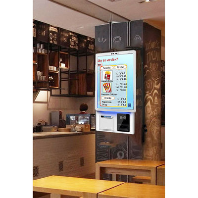Chiosco di pagamento KFC self-service a muro con schermo sensoriale a 10 punti